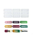 Resin Casting Mould Silicone Letters for Keychains and Jewellery - view 2