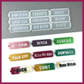 Resin Casting Mould Silicone Letters for Keychains and Jewellery - view 3