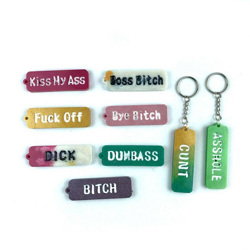 Resin Casting Mould Silicone Letters for Keychains and Jewellery - view 4