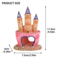 Resin Castle Aquarium Ornament with Hideout for Small Fish - view 3
