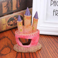 Resin Castle Aquarium Ornament with Hideout for Small Fish - view 5