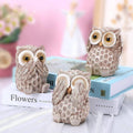 Resin Owl Ornaments Home Decor Figurines Set of 3 for Living Room and Desk - view 5