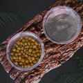Resin Reptile Feeding Bowl - Single Basin, Brown Bark Texture - view 5