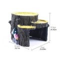 Resin Reptile Terrace Basking Platform with Hide Cave for Terrariums - view 3