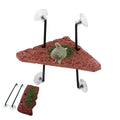 Resin Rock Turtle Basking Platform with Suction Cups - Medium Rectangle, 20 x 9 cm - view 3