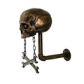 Resin Skull Wall Mount Helmet Holder with Detachable Structure for Gothic Decor - view 2