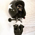 Resin Skull Wall Mount Helmet Holder with Detachable Structure for Gothic Decor - view 4