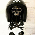 Resin Skull Wall Mount Helmet Holder with Detachable Structure for Gothic Decor - view 5