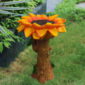 Resin Sunflower Bird Drinker Ornament for Outdoor Gardens - view 4