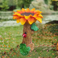 Resin Sunflower Bird Drinker Ornament for Outdoor Gardens - view 5