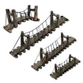 Resin Suspension Bridge Aquarium Decoration - Brown, 16.5 cm Long - view 3
