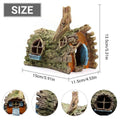 Resin Tree House Cave Aquarium Ornament, Fish Tank Hideout Decoration - view 3