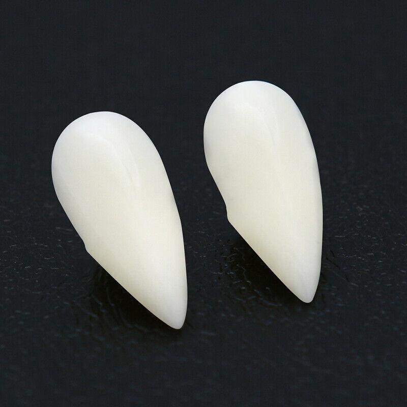 Resin Vampire Teeth Fangs for Halloween Dress up - 17mm, Pack of 2 - view 7