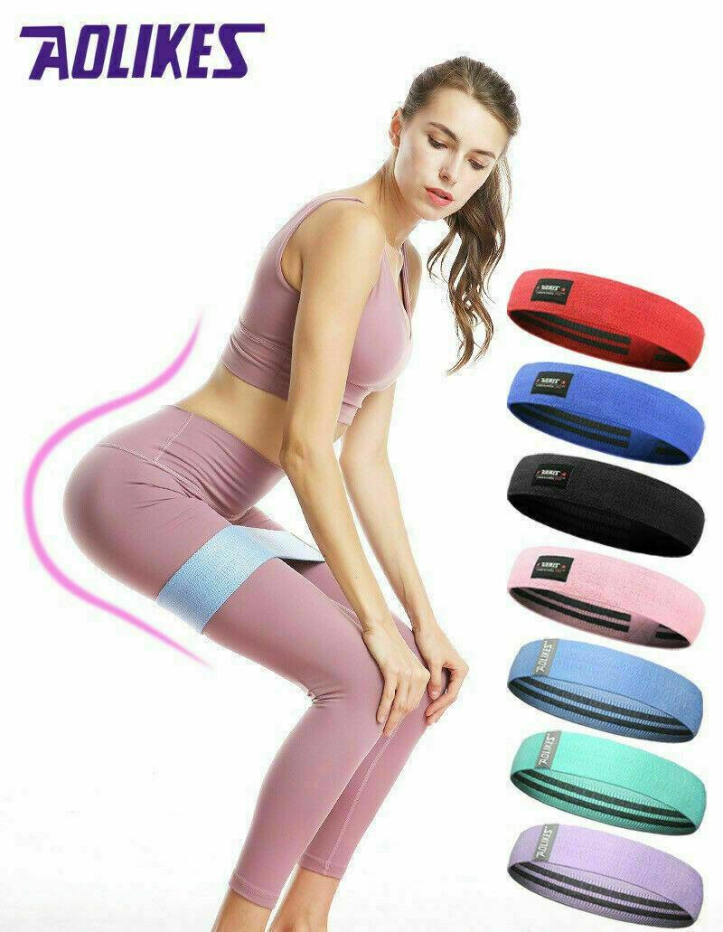 Resistance Booty Band Hip Circle Loop - Pink, 84cm x 8cm - view 2