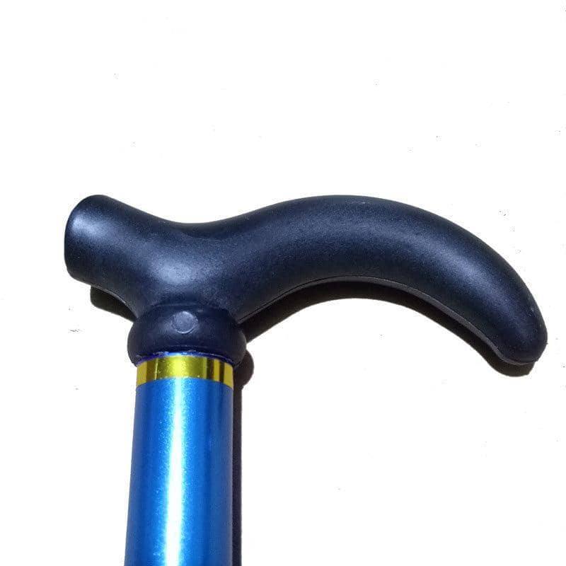 Retractable Aluminium Walking Stick with Adjustable Height - Black - view 4