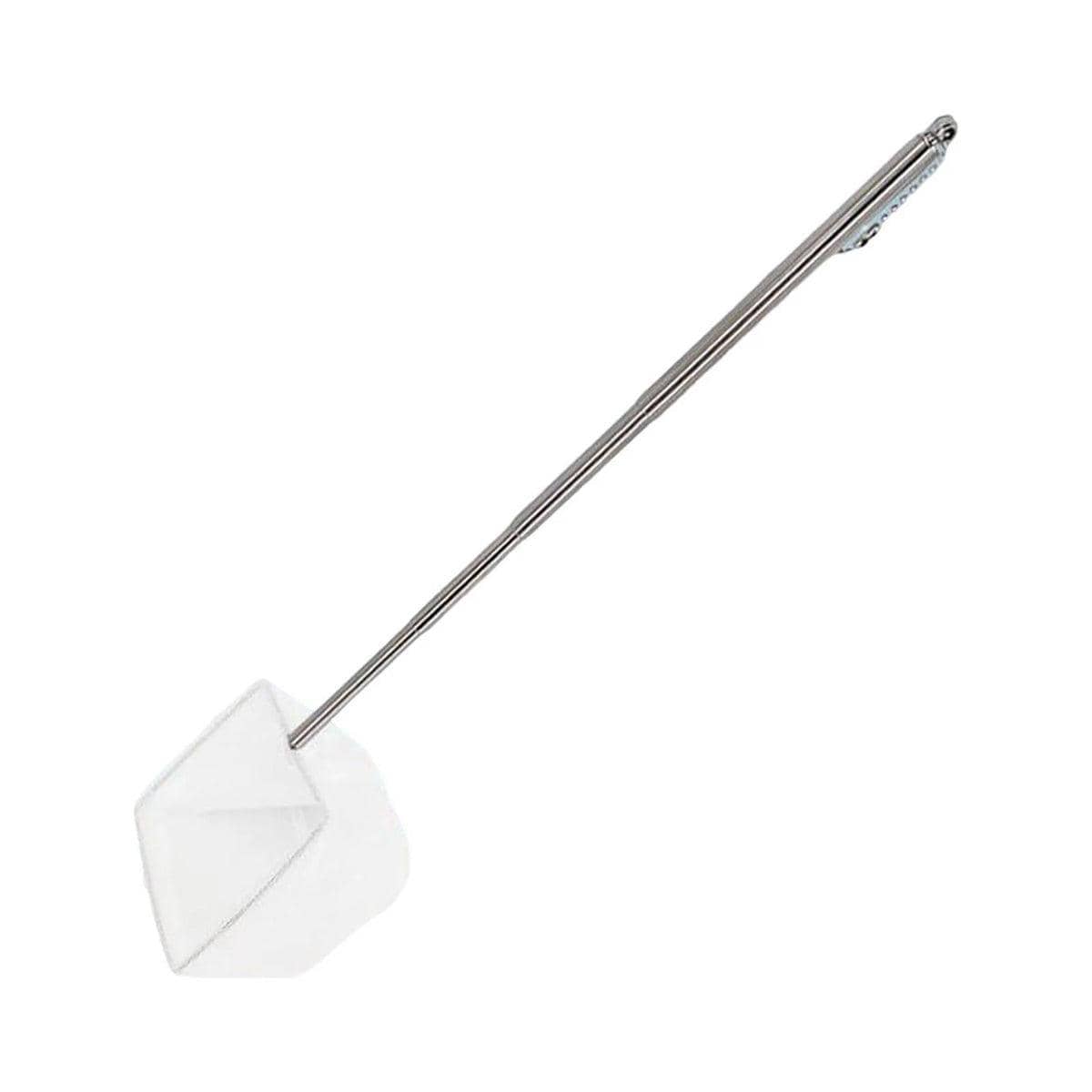 Retractable Aquarium Fish Net with Steel Handle - Square Large, 6.5 cm x 8 cm