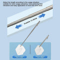 Retractable Aquarium Fish Net with Steel Handle - Square Large, 6.5 cm x 8 cm - view 5