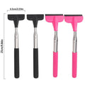 Retractable Car Mirror Wiper, Pack of 2 - Pink - view 4