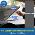 Retractable Car Window Sun Shade for Rear Windows - 40 x 125 cm - view 2