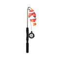 Retractable Cat Fishing Rod Toy - Clown Fish, Orange and White