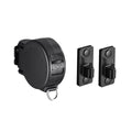 Retractable Clothesline with No Drill Installation and Space Saving Design - Black