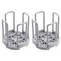 Retractable Dish Drying Rack and Cup Holder, Pack of 2 - Grey
