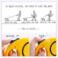 Retractable Dog Lead, 5 m, Reflective Tape, up to 15 kg - Yellow - view 5