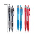 Retractable Gel Pens 0.5mm - 12 Pack, Black, Blue and Red - view 3