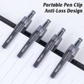 Retractable Gel Pens 0.5mm - 12 Pack, Black, Blue and Red - view 5