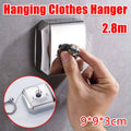 Retractable Indoor Clothesline 2.8 m Invisible Stainless Steel Wire Sturdy