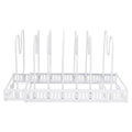 Retractable Kitchen Storage Rack - White, 31-57cm