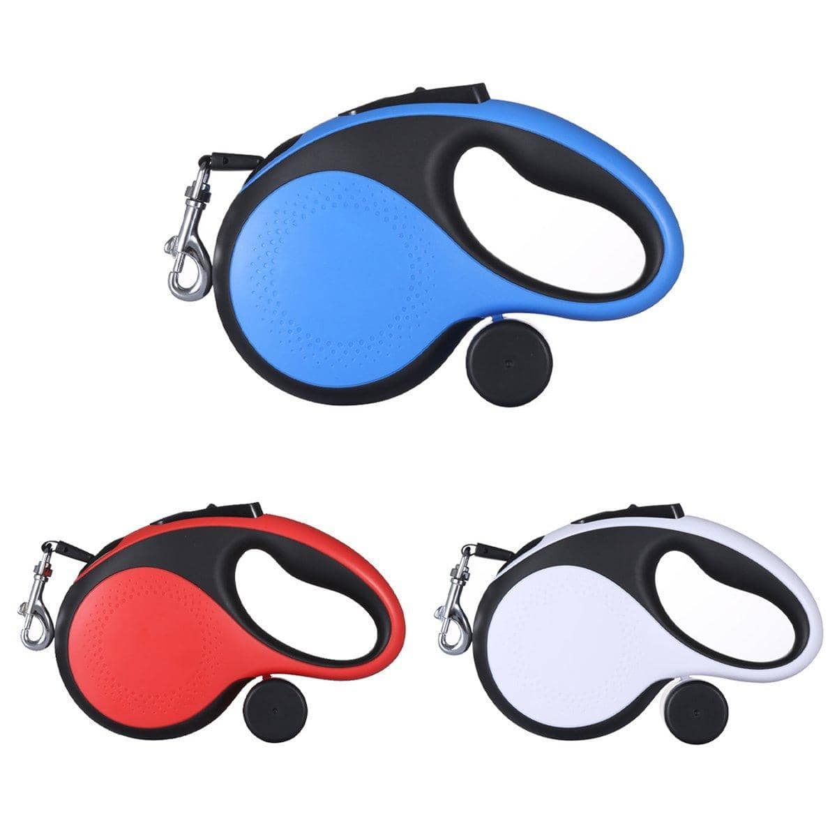 Retractable Pet Leash with Nylon Strap - Red, 3 m - view 3