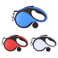 Retractable Pet Leash with Nylon Strap - White, 5 m - view 3