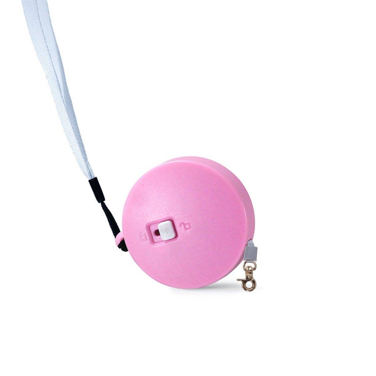 Retractable Pet Leash for Small Pets, 2 m - Pink