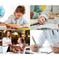 Retractable Press Gel Pens, Pack of 5 for Office and School Writing - view 5