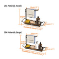 Retractable Stainless Steel Sink Cloth Rack, Space Saving Kitchen Storage - Size S, 36 to 44 cm - view 4