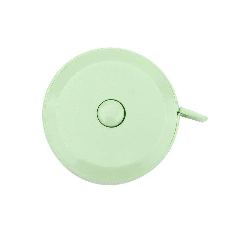 Retractable Tailor Tape Measure 150 cm, Soft Body Measuring Sewing Ruler - Mint Green