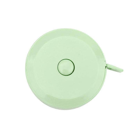 Retractable Tailor Tape Measure 150 cm, Soft Body Measuring Sewing Ruler - Mint Green