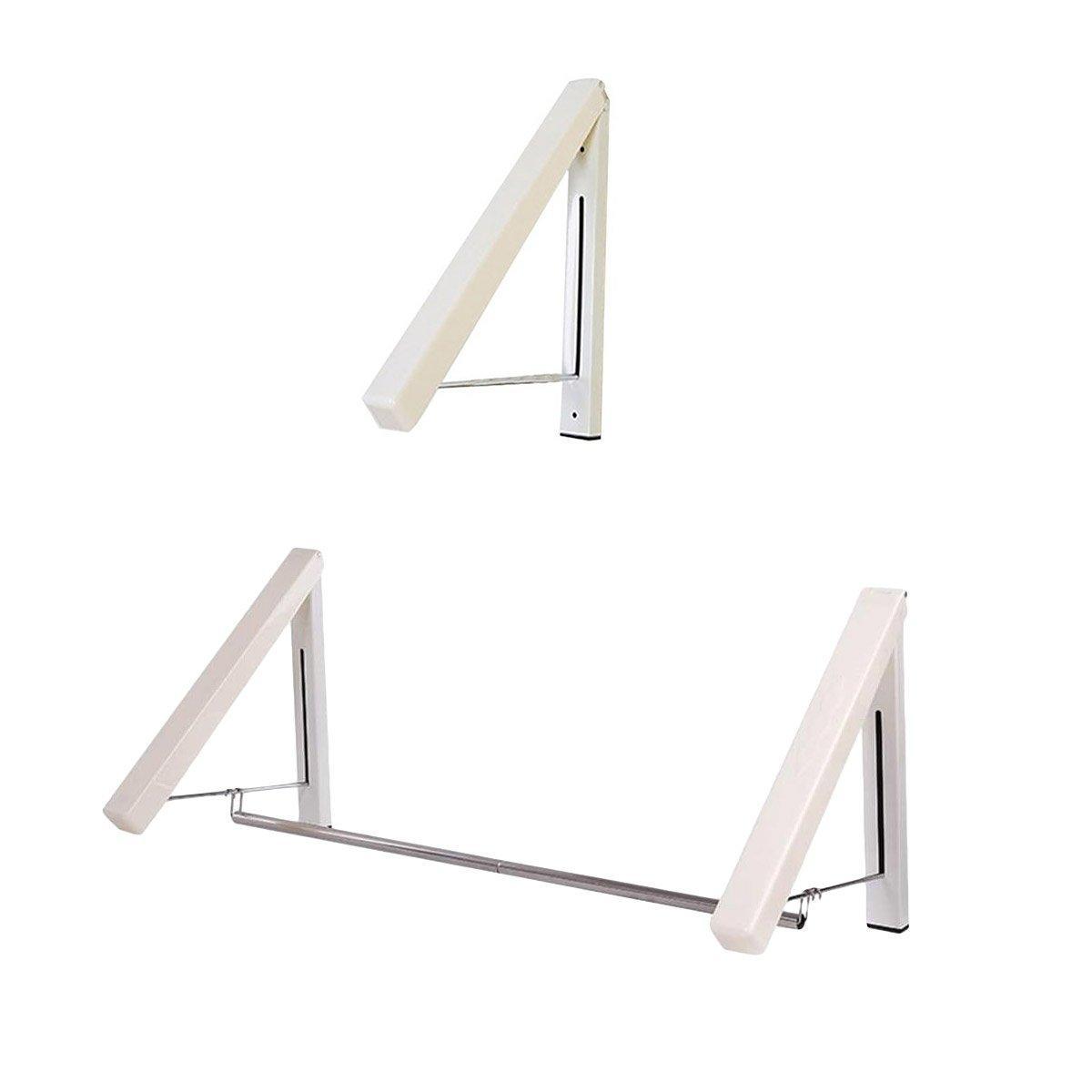 Retractable Wall Drying Rack, White - Style B - view 3