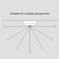 Retractable Wall-Mounted Clothesline, 2.8 m - White Circle - view 5