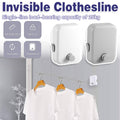 Retractable Wall Mounted Clothesline, 4.3 m - Grey - view 2