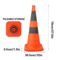 Retractable Warning Cone 70 cm Reflective Hazard Cone for Barriers and Caution Zones - view 3