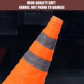 Retractable Warning Cone 70 cm Reflective Hazard Cone for Barriers and Caution Zones - view 5