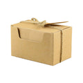 Retro Kraft Paper Wedding Candy Boxes, Rectangular Gift Packaging - Pack of 50 - view 2
