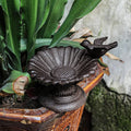 Retro Petal Shaped Cast Iron Bird Feeder Hanging Decorative Outdoor Garden Feeding - view 4