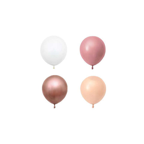 Retro Pink Balloon Arch Garland Kit - 144-Piece Set