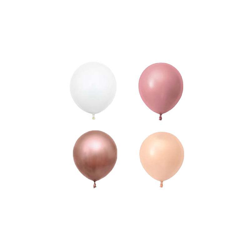Retro Pink Balloon Arch Garland Kit - 144-Piece Set