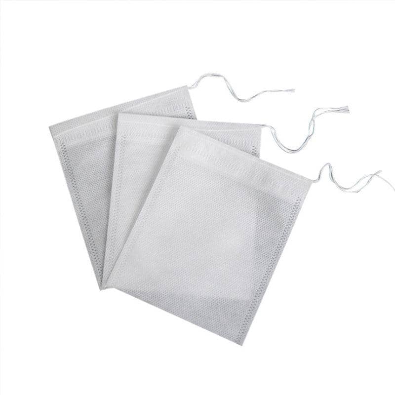 Reusable 100% Cotton Muslin Drawstring Filter Bags - Pack of 50, 5 x 7 cm