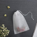 Reusable 100% Cotton Muslin Drawstring Filter Bags - Pack of 50, 5 x 7 cm - view 4