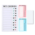 Reusable Chore Chart with Sliding Checklist, 20 x 12 cm - Pink - view 3